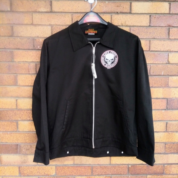 Hot Leathers Biker Jacket Ride Hardcore 3 Sizes - Picture 2 of 8